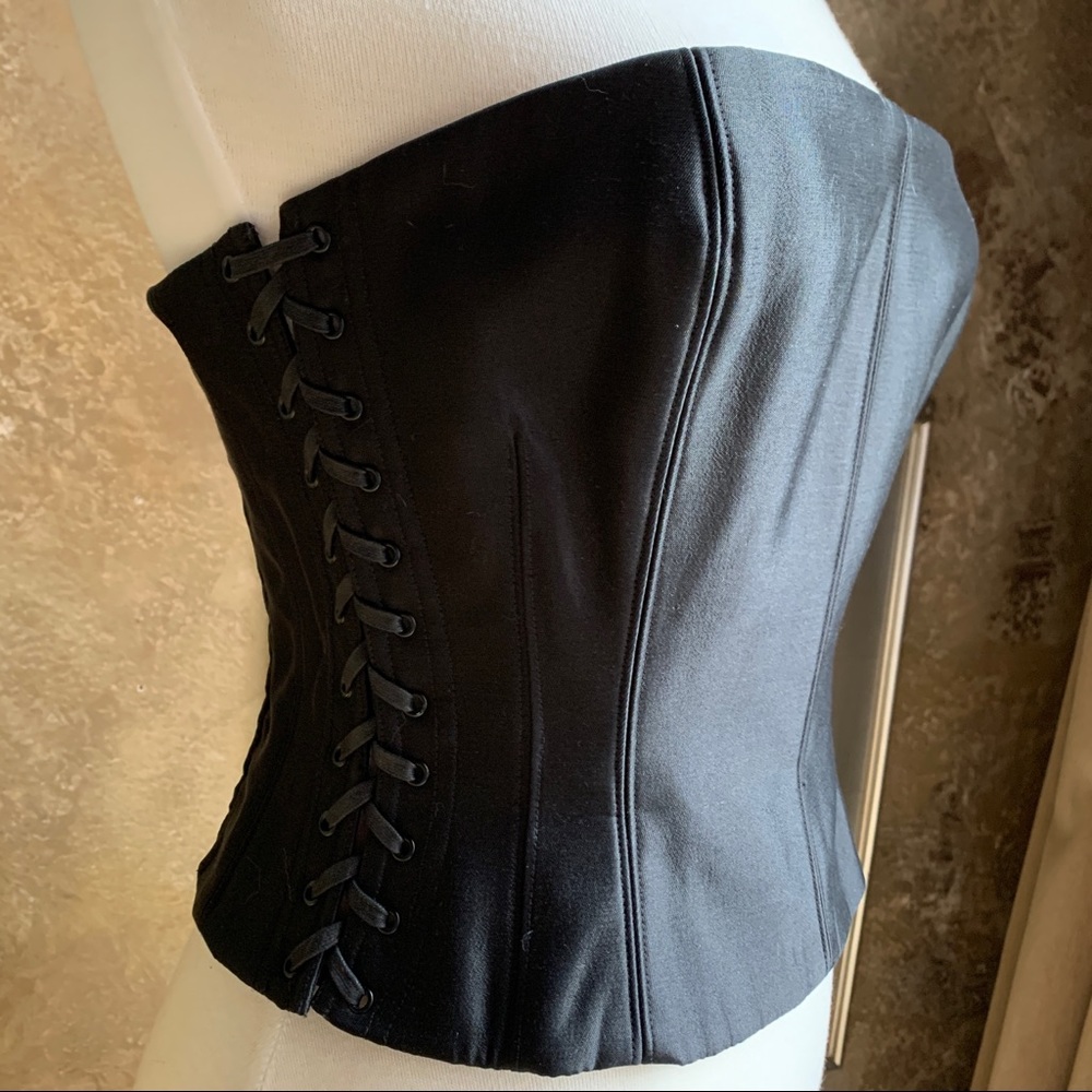 Closet Closes 11/1/22 RARE Vintage Carmen Marc Valvo Silk Corset